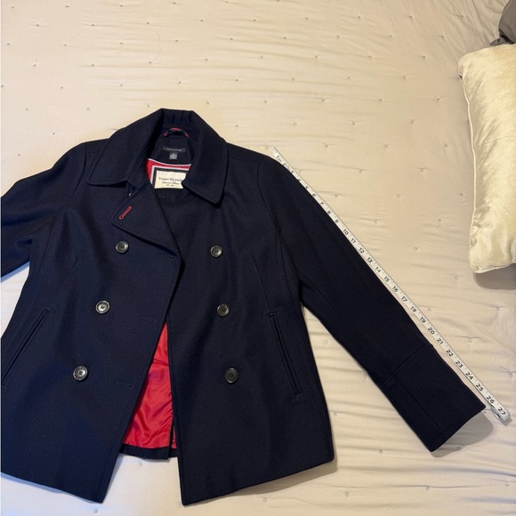 Tommy Hilfiger Women’s Dark Blue Pea Coat - Picture 4 of 9